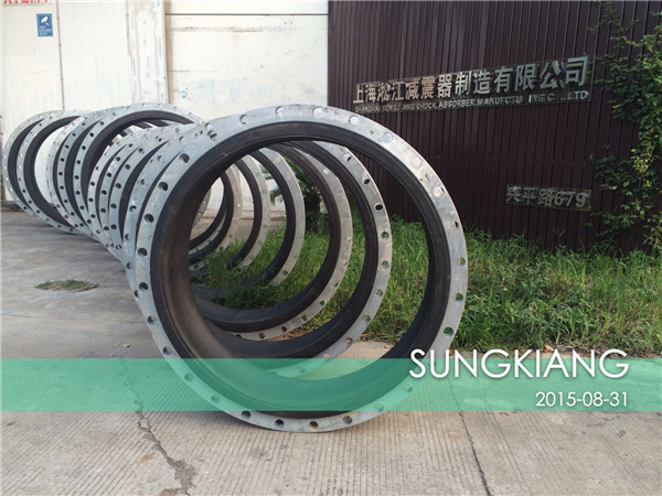 上海热镀锌法兰橡胶软连接，静福热镀锌法兰橡胶软连接，热镀锌法兰橡胶软连接发货