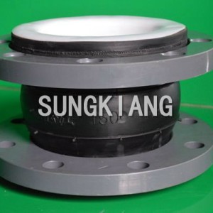 PVC法兰内衬四氟橡胶软连接