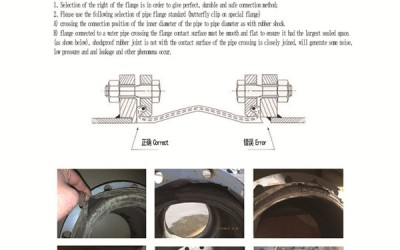知识分享平台@钢丝橡胶软接头的安装说明及原理通用管道解析