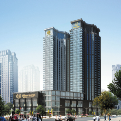 大连飞通星海喜来登酒店项目