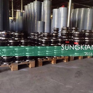 山东烟台电厂项目不锈钢橡胶挠性接头上海淞江提*